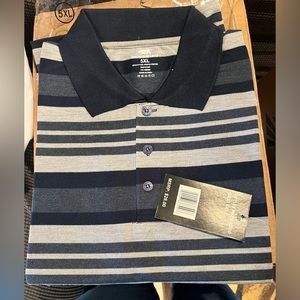 NWT 5XL men’s short sleeve polo style shirt